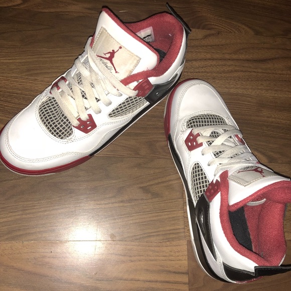 Retro Jordan 4s - “Fire Red” - Picture 2 of 3